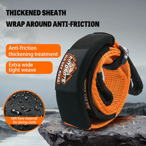 Correa de <span class=keywords><strong>remolque</strong></span> de recuperación de servicio pesado de alta calidad Snatch Tree Saver accesorios de <span class=keywords><strong>coche</strong></span> correas de <span class=keywords><strong>remolque</strong></span> con bucles - Product Image 5