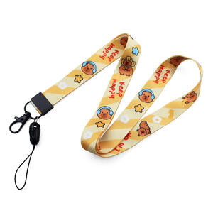 カスタムロゴプロモーションバッジリールレフェリーネックストラップパーソナライズブランクIDカードホルダーキーチェーンツールポリエステルストラップ - Product Image 5