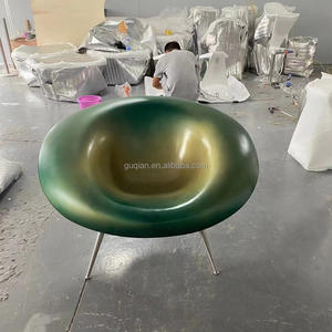 Sillón de Diseño para Sala de Estar, Estilo Camaleón, Personalidad, Hoja de Loto, Sillón Tipo <span class=keywords><strong>Nido</strong></span> - Product Image 4