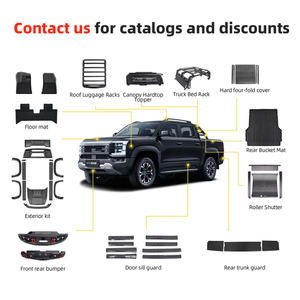 Barre de protection pour BYD Shark 6, accessoires en acier au manganèse, pare-chocs avant de camion, kit extérieur complet de largeur totale ML014-W1056 en acier au manganèse - Product Image 3