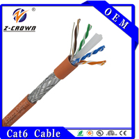 Câble de communication réseau CCA 90 degrés Ethernet Nexanz Cat6 305m Guangzhou