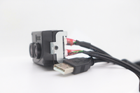 Module de caméra USB à double objectif IA 5MP couleur 2MP avec reconnaissance faciale WDR à faible distorsion pour ATM, borne et contrôle d'accès