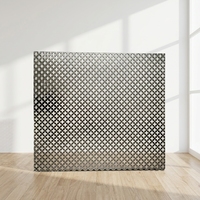 Panneau de plafond en maille métallique perforée, pare-soleil, persienne, écran de ventilation, décoration intérieure et extérieure, fer, aluminium, acier, sur mesure