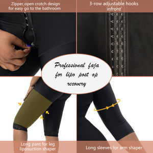 Faja Colombiana Postoperatoria de Compresión Alta Etapa 1 con Cierre en la Entrepierna para Liposucción - Product Image 5