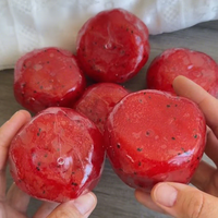 Balle anti-stress en thermoplastique à rebond lent, faite à la main, en forme de smoothie à la pastèque, populaire sur Xiaohongshu et à succès international