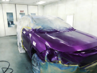 Peinture automobile acrylique haute brillance, revêtement de voiture en spray, peintures 2K, peinture automobile violette, couche de finition pour la rénovation automobile