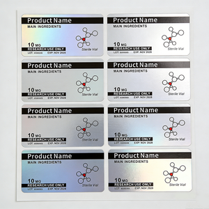 Etiquetas Personalizadas para Viales de 3ml-30ml, Resistentes al Calor, Adhesivo Fuerte, <span class=keywords><strong>Vinilo</strong></span> Impermeable, Impresión Láser/a Color - Product Image 5