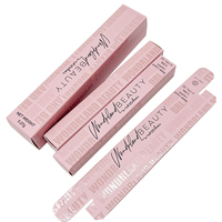 Vente en gros de boîte de soin de rouge à lèvres avec impression personnalisée de beauté boîte d'eye-liner rose dégradé boîte de brillant à lèvres avec logo