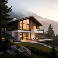 Maison préfabriquée à structure en acier, 2 étages, 3 chambres, entièrement meublée, villa modulaire, villa moderne de luxe