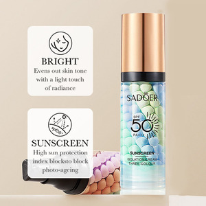 <span class=keywords><strong>Crema</strong></span> Solare Isolante SADOER <span class=keywords><strong>SPF</strong></span> <span class=keywords><strong>50</strong></span>+ Lunga Durata Sbiancante Illuminante Correttore Tre Colori Primer <span class=keywords><strong>Viso</strong></span> - Product Image 3
