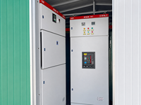 Poste de transformateur compact préfabriqué 12 kV 0,4 kV 1600 kVA de type boîtier extérieur pour la distribution d'énergie