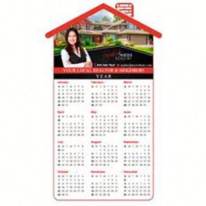 Calendrier magnétique promotionnel personnalisé 2025 pour réfrigérateur, aimant de réfrigérateur pour l'immobilier - Product Image 2