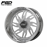 Jantes tout-terrain 20x10 22x12 22x14 24x12 24x14 26x14 26x16 pour camions rehaussés 8x170 8x180 8x6.5 6x5.5 6x135 Roues forgées pour F-250 F-350