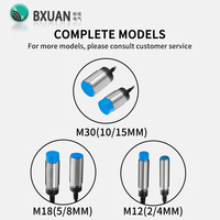 Sensor de Proximidad Inductivo Industrial BXUAN NPN PNP 12-24VDC con Clasificación IP67 Blindado