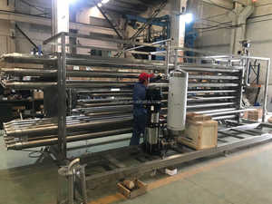 Buisvormige Uht Sterilisatie Machine Hoge Warmte Efficiëntie Melkbuis Pasteurisator Voor Sap - Product Image 4