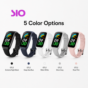 Bracelet intelligent avec écran TFT tactile de 1,47 pouce, mesure de la fréquence cardiaque, de la pression artérielle et de l'oxygène sanguin, compatible Android, autonomie de 15 à 21 jours, modèle européen. - Product Image 1