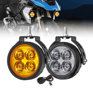 Lo más nuevo, 3,5 pulgadas, estroboscópico, ámbar, retroiluminado, lámpara antiniebla para <span class=keywords><strong>Moto</strong></span>, luces auxiliares para motocicleta <span class=keywords><strong>Adventure</strong></span> para BMW 1250 GS <span class=keywords><strong>Adventure</strong></span> - Product Image 1