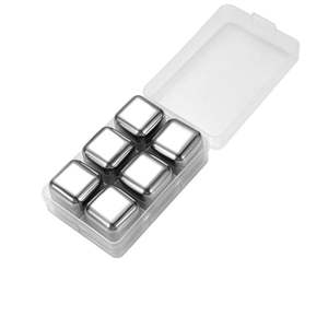 หินน้ำแข็งแช่เย็นสำหรับวิสกี้,ชุดไวน์น้ำแข็งสุดสร้างสรรค์ทำจากโลหะทำจากสเตนเลสสตีล304 - Product Image 5