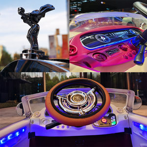 Coche Eléctrico de Juguete de Cuatro Ruedas con Control Remoto Samat's Vintage Car para Niños y Niñas, Camioneta con Tracción en las Cuatro Ruedas Hecha en China Continental - Product Image 3