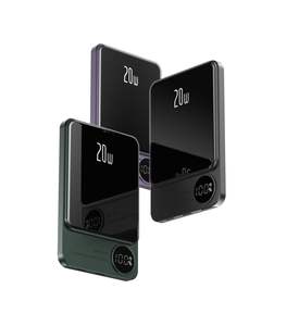 เครื่องชาร์จแม่เหล็ก PD 20W น้ำหนักเบาพิเศษ15W แบบไร้สาย5000mAh แบตเตอรี่สำรอง10000mAh สำหรับ iPhone - Product Image 2