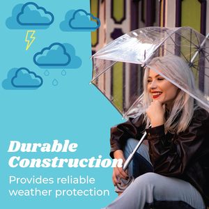 <span class=keywords><strong>Parapluie</strong></span> de mariage adulte à auvent en forme de dôme à <span class=keywords><strong>paillettes</strong></span> <span class=keywords><strong>Parapluie</strong></span> droit au laser avec protection contre la pluie à bulles transparentes - Product Image 4