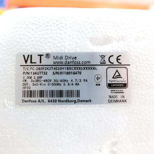 Variador de Frecuencia Original Nuevo Danfoss FC-280PK55T4E20H1BXCXXXSXXXXAL VLT Midi Drive Serie FC280, 0.55Kw, 380-480Vac, Profinet - Product Image 4