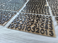 Panneaux de numéros de porte d'hôtel en aluminium peint en gros |   Fabricant de plaques de porte d'hôtel sur mesure de précision