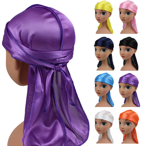 Bonnet en satin soyeux pour garçons et filles de couleur unie pour enfants Vente en gros bon marché - Product Image 2