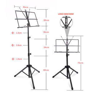 P-02 HEBIKUO Support de musique professionnel OEM, support d'instrument de musique pliable, en vente, meilleurs choix pour vous - Product Image 5