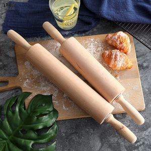 Harmony bán tốt nhất nhà máy bán buôn có thể điều chỉnh nhà bếp không dính Con lăn gỗ sồi cán Pin - Product Image 3