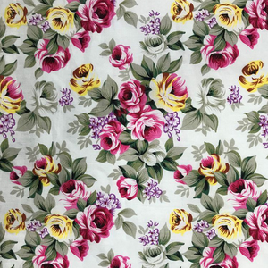 Tela popelina orgánica con estampado Floral, tejido de popelina de algodón con estampado Floral, 40x40 - Product Image 3