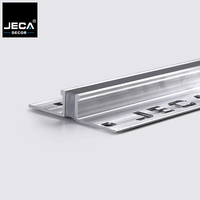 Profilé en aluminium en forme de T pour carrelage, protection des bords des carreaux en céramique, bande de transition décorative pour les murs et les sols