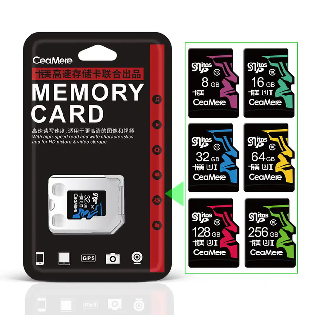 Orginal Factory Price 2gb 4gb 8gb 16gb 32gb 64gb 128gb 256gb 512gb 1tb High Quality C10 U1 V30 Custom Logo Tf Sd Card