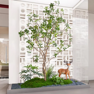 Planta Artificial Verde para Paisajismo, Pieris Japonica Grande, Planta Falsa para Decoración de Interiores, Árbol Colgante con Hojas en Forma de Campana - Product Image 4