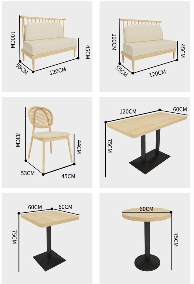 Dining Chair Restaurant Table Sizes Fast Food Restaurant Table And