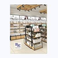 Maßgefertigte Kosmetik-Shop-Vitrine mit LED-Beleuchtung und Hochwertigen Materialien