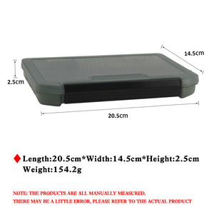 Caja de Almacenamiento de Plástico Duro de Una Sola Capa para Señuelos, Accesorio Multifuncional a Prueba de Agua para Anzuelos, Señuelos Artificiales y Conectores - Product Image 5