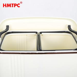 8L 2024 Hai Riêng Biệt Không Gian Và Bốn Bánh Xe Hình Chữ Nhật <span class=keywords><strong>PP</strong></span> Nhựa Thùng Rác Chất Thải Có Thể Bin Thùng Rác Rác Cho Hộ Gia Đình Và Nhà - Product Image 4