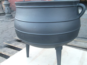 # Pentola a Tre Gambe in Ghisa Sudafricana 14, Pentola Potjie con Tre Gambe, Calderone in Ghisa a Tre Gambe per Cucinare in Campeggio - Product Image 6