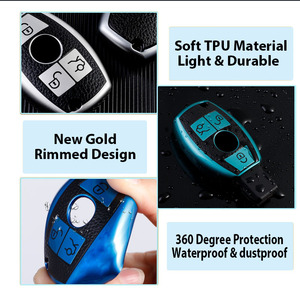 <span class=keywords><strong>2025</strong></span> DM sang trọng Solitaire TPU chìa khóa xe Fob Bìa Chất lượng cao Silicone từ xa bảo vệ <span class=keywords><strong>Key</strong></span> trường hợp Mercedes Benz & Kia tương thích - Product Image 4
