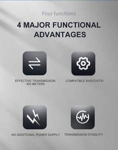 Transceptor de <span class=keywords><strong>Video</strong></span> <span class=keywords><strong>Balun</strong></span> Pasivo HD de <span class=keywords><strong>8</strong></span> Canales, Metal, CVI, TVI, para Sistema CCTV, Par Trenzado, Conector de Alimentación, Transmisor, Monitor de 5MP - Product Image 6