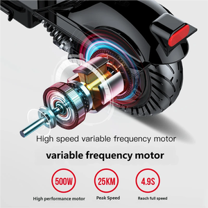 สกู๊ตเตอร์ไฟฟ้าพับได้แบตเตอรี่ลิเธียมขายส่งยอดนิยมสำหรับผู้ใหญ่ - Product Image 4