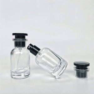 Flacon de parfum rond en verre personnalisé de 30 ml, 50 ml, 100 ml avec pulvérisateur à pompe, impression sérigraphique, emballage de luxe, y compris boîte personnalisée - Product Image 4