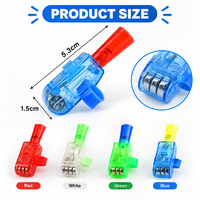 Individuelle LED-Fingerprojektionslichter Neuartige Blinkende Ring-Projektoren Spielzeug Partyzubehör für Kinder Geburtstag Halloween Veranstaltungen