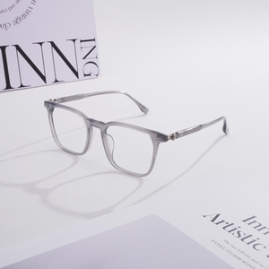 Montura de Gafas Unisex Cuadradas de Acetato, Retro, Montura Completa, Anti Luz Azul, Gafas Ópticas de Moda, Gafas Graduadas para Miopía - Product Image 2