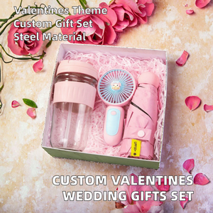Custom Stainless Steel Silk Screen Printed Valentine's Wedding Gifts Mothers Day Birthday New Year <b>Set</b> Souvenirs Mug Towel Gift - Product Image 3