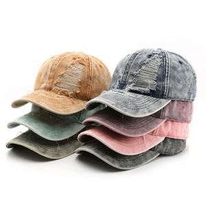 Gorra de Béisbol con Efecto Ácido, Personalizable, Lisa, Desgastada, Vintage, Estilo Dad Hat - Product Image 6