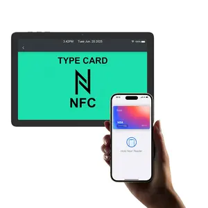 カスタマイズされたAndroidタッチパネルNFCタッチスクリーンモバイルPOSシステムハンドヘルドPOS RFIDタブレットPC Android POS NFCタブレットAndroid