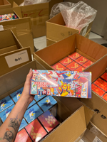 Vente en gros de boîtes cadeaux de cartes Pokémon PTCG japonaises - Hiroshima Tohoku Fukuoka Pika Chu édition spéciale coins carrés durables