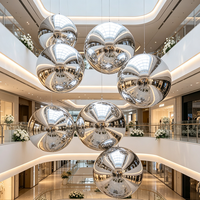 Vente directe de ballons gonflables réfléchissants personnalisés, en PVC haute brillance, pour fêtes, mariages, accessoires de scène